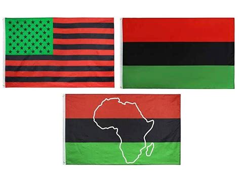 3 X 5 Bandera Panafricana Para Juneteenth Kwanzaa Orgullo Etsy