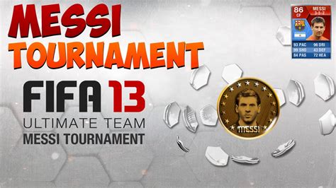 Fifa 13 Messi Tournament Youtube