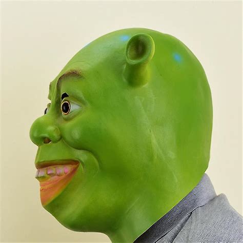 Shrek Mask Costume Mask Halloween Cosplay Full Head Green Adult Shrek