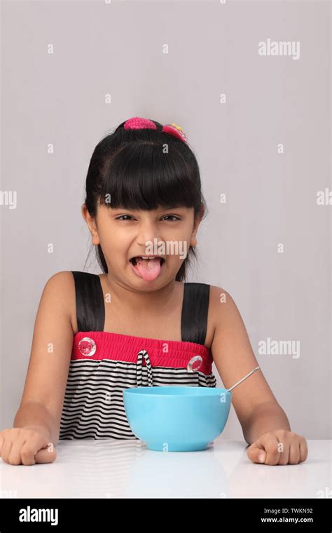 Child Pulling Face Sticking Tongue Hi Res Stock Photography And Images