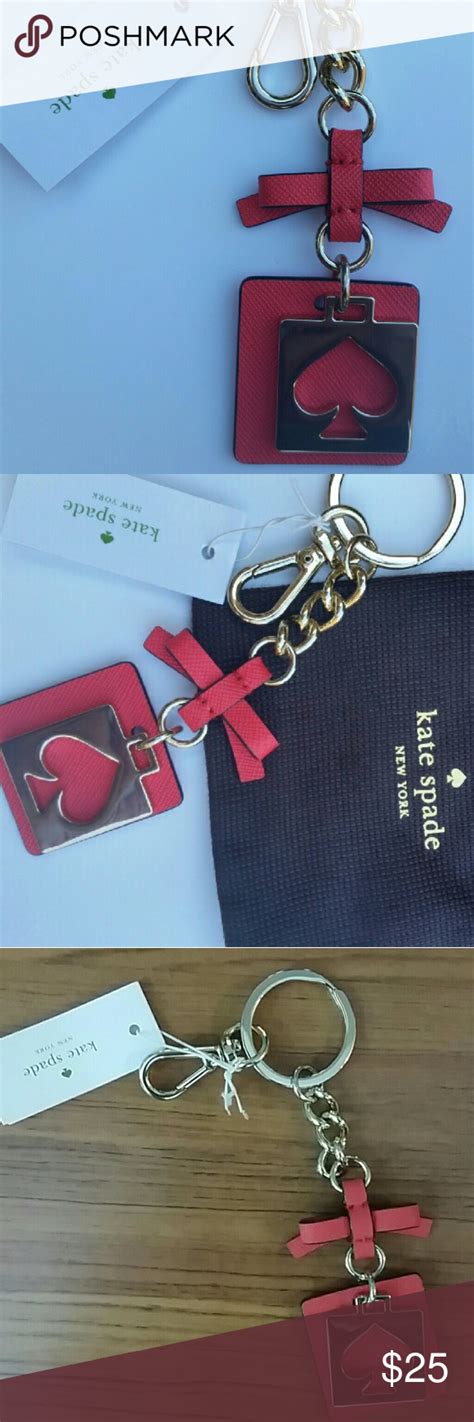 Safe shipping and easy returns. Kate Spade key ring Cute, cute, cute. Key ring with accessory fob kate spade Accessories Key ...