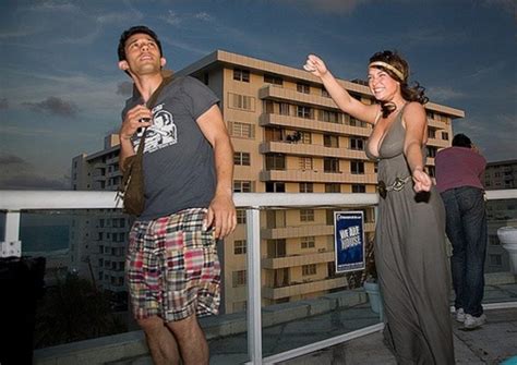 Milana Vayntrub At A Wmc Rooftop Pool Party In Miami