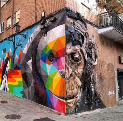 Madrid Spain Graffiti