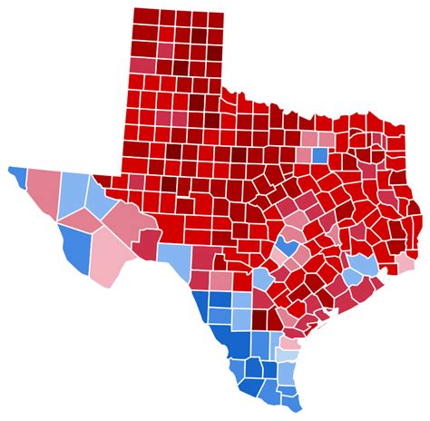 Filetexas Presidential Election Results 2016svg Wikimedia Commons