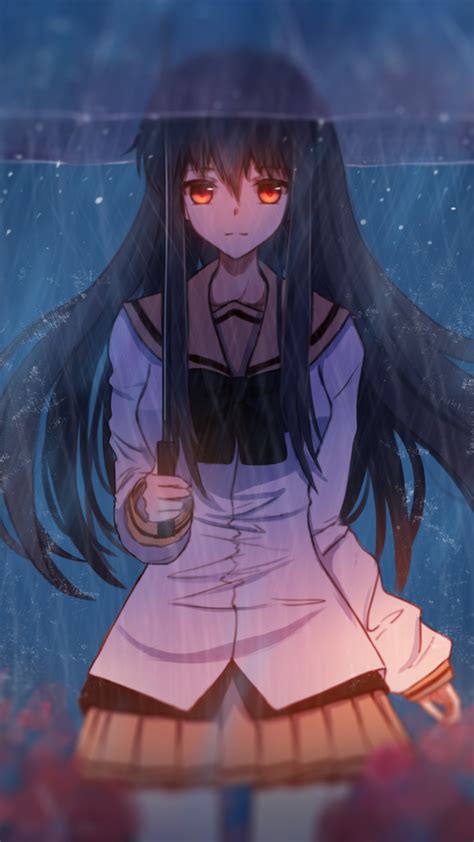 2160x3840 Anime Girl With Umbrella Art Sony Xperia Xxzz5 Premium Hd