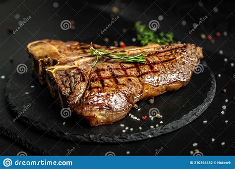 T Bone Or Aged Wagyu Porterhouse Grilled Beef Steak With Spices And