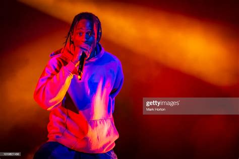 Travis Scott Performs At The Osheaga Music And Art Festival At Parc