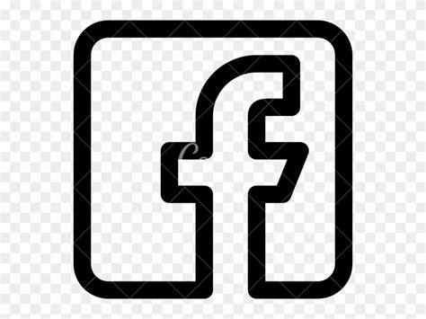 Facebook Icon Black And White Vector Png