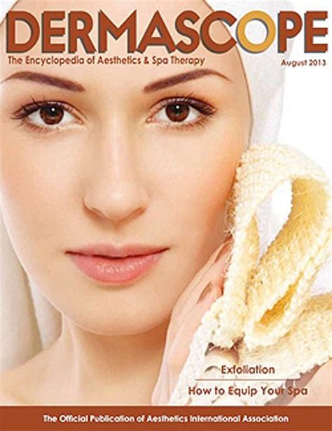 Dermascope Magazine Cover Aging Skin Care Natural Skin Care Skin Care