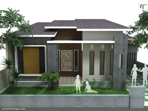 gambar contoh desain rumah minimalis modern warna