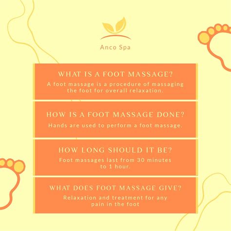 Free Foot Massage Infographic Post