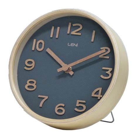 Buy Leni Tablewall Clock Black 18cm Online Purely Wall Clocks
