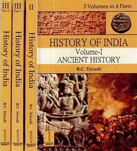 History Of India Ancient Medieval And Modern Set Of 3 Volumes In 4