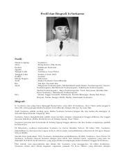 Profil Dan Biografi Ir Soekarno Docx Profil Dan Biografi Ir Soekarno