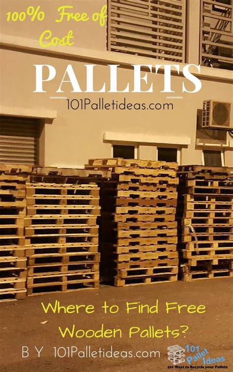 Keep in mind that this offer comes and goes, but you almost always get free delivery on your first order. Where to Get Pallets for Free?
