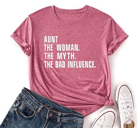 Aunt The Women The Myth The Bad Influence T Shirt Price Drop