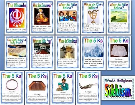 Ks2 Re Teaching Resource Sikhism Printable Classroom Display Posters