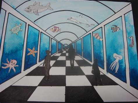 Once Upon An Art Room Perspective Aquariums Perspective Drawing