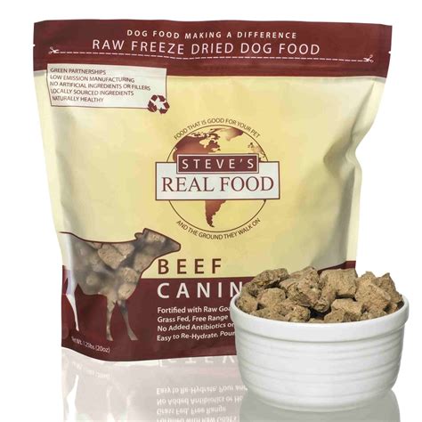 Steves Real Food Beef Recipe Freeze Dried Dog Food