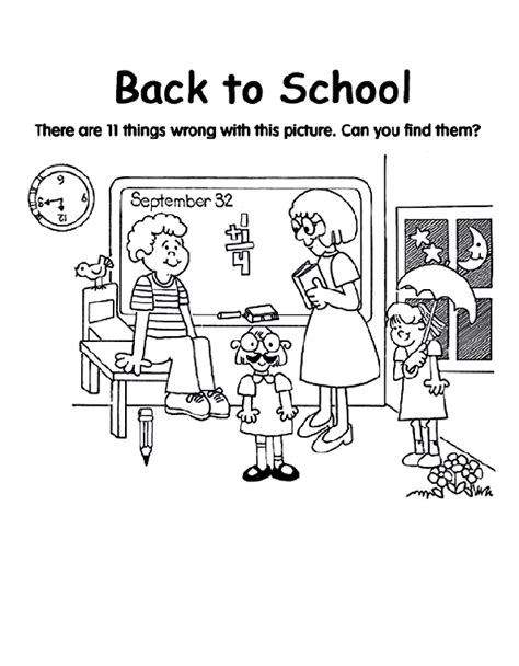 Artistic or educative coloring pages ? Back to School Coloring Page | crayola.com