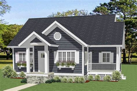 Plan 46317LA Two Bedroom Cottage Small Cottage House Plans