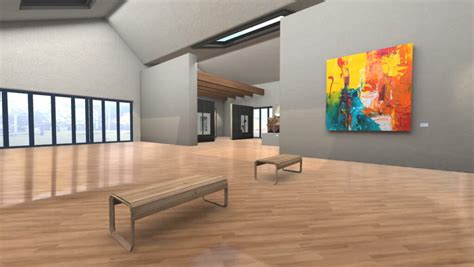 3d virtual art gallery template free