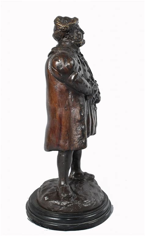 Bronze Statue Henry Viii English King British Monarch Tudors