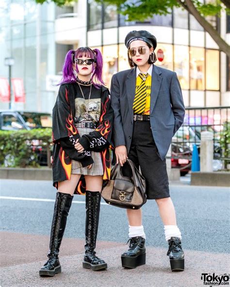 Edgy And Vintage Fashion Styles In Harajuku Tokyo Fashion