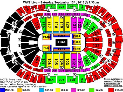 Pnc Arena Seating Chart With Rows And Seats