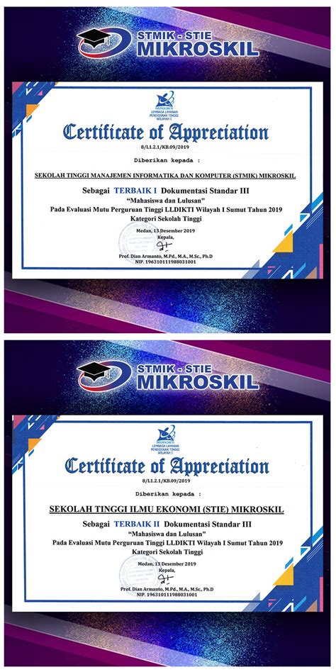 Standar 5 kurikulum, pembelajaran dan suasana akademik. STMIK Mikroskil meraih TERBAIK I Dokumentasi Standar III ...