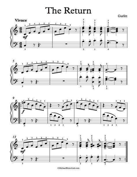 Free Sheet Music Piano Sheet Music Piano Lessons Music Lessons