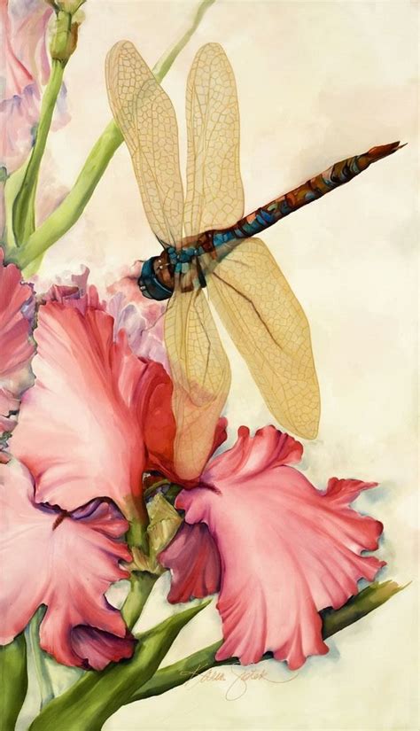 Inspiration • Wasbella102 By Karen Sistek Flower Art Dragonfly Art Art