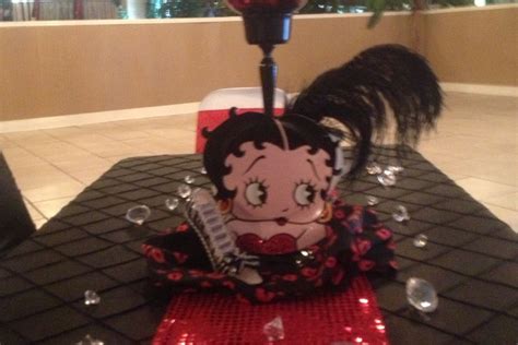 Betty Boop Center Piece By Le Bouche Luxe Designs Cumple