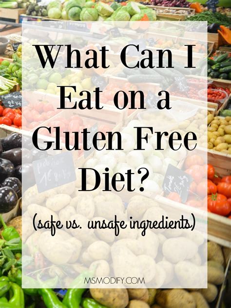 What Can I Eat On A Gluten Free Diet Msmodify
