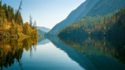 Hd Wallpaper Echo Lake Monashee Mountains British Columbia Canada Lake