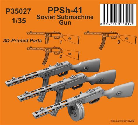 35027 Ppsh 41 Soviet Machine Gun