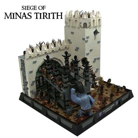 Siege Of Minas Tirith By Disco86 — Kockamániahu Lego Hobbit Cool