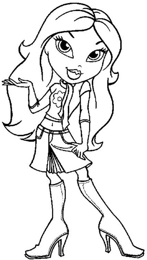 Girls, like us, have grown up listening stories of beautiful princesses, butterflies, horses with wings and even animals going on the treasure hunt. Get This Bratz Coloring Pages Girls Printable 538cm