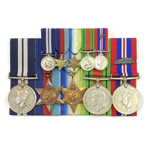 Distinguished Service Medal Group 1944 Liverpool Medals