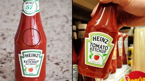 The 57 On A Heinz Ketchup Bottle Is Put In A Specific Position For A