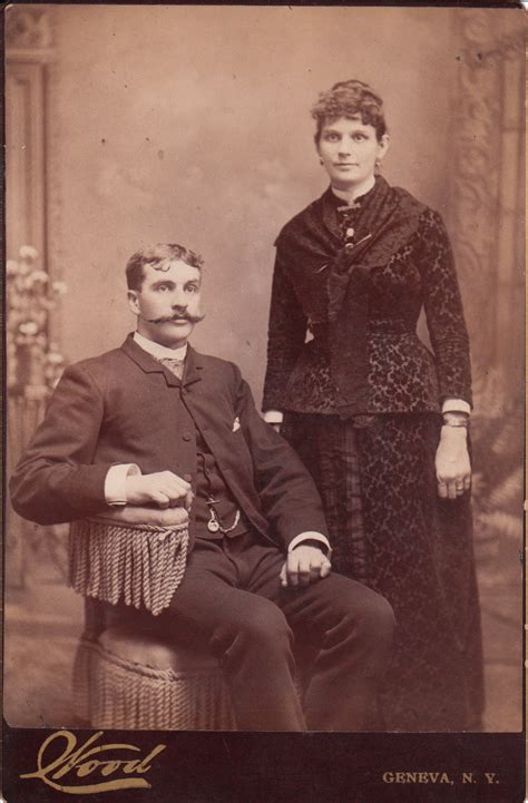HANDSOME VICTORIAN COUPLE IN GENEVA NEW YORK THE CABINET CARD GALLERY