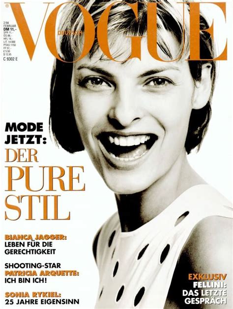 Vogues Covers Linda Evangelista