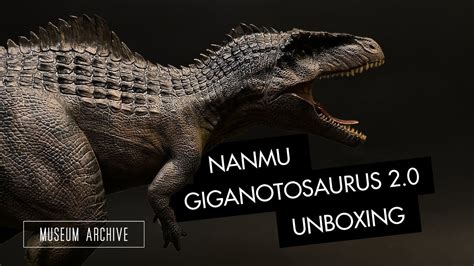 Nanmu Dinosaur Giganotosaurus 20 Unboxing And Review 4k Jurassic