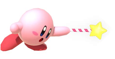 Normal Kirby Swinging His Star Rod By Transparentjiggly64 On Deviantart