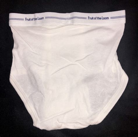 11 Pairs Vintage Fruit Of The Loom Boys Briefs Underwear White Size 10
