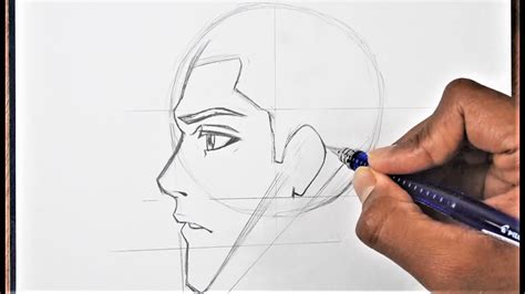 How To Draw Anime Character Side View Tutorial For