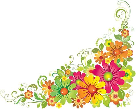 Free flower border template that can be customized online and then downloaded or printed at home. Free Flower Border Clip Art Pictures - Clipartix