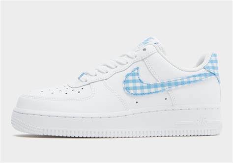 Nike Air Force 1 Low Blue Gingham Dz2784 100 Release Date Sneakerfiles