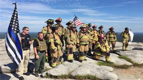 Firefighters Climb Stone Mountain To Honor 911 Victims Wsb Tv