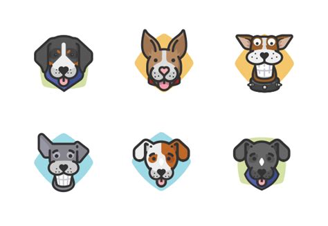Dog Avatars Icons By Iconify Dog Icon Dog Activities Dogs